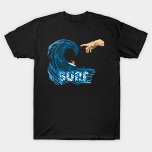 Surf Creation Michelangelo Big Blue Wave T-Shirt